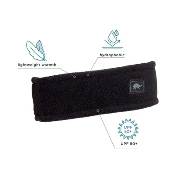 Double-Layer Fleece Headband for Cold Weather Activities - One Size
